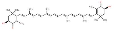 Astaxanthin Chemical structure