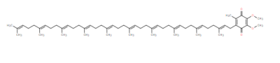 Coenzyme Q10 Chemical structure