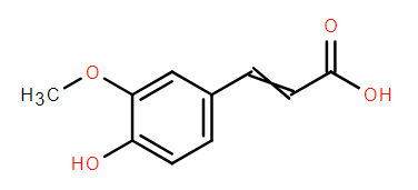 Ferulic acid Chemical structure