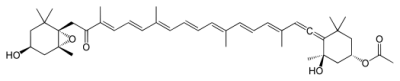 Fucoxanthin Chemical structure